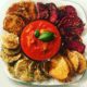 Organic Zucchini, Beet , Sweet Potato Chips with Organic Tomato Basil Dipping Sauce
